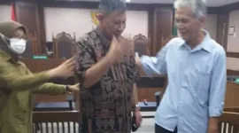 Foto: Terdakwa M. Khayam Diruang Persidangan Tipikor Jakarta