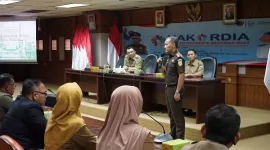 Foto: Hendri Antoro Saat Menjadi Narasumber Penyuluhan Hukum Korupsi