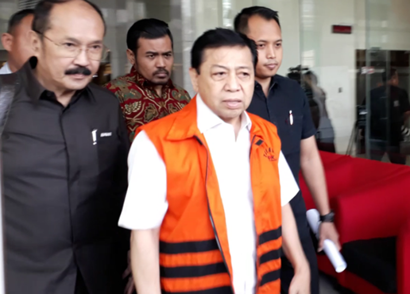 Foto: Terpidana Setya Novanto (Setnov)