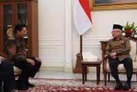 Foto: Fadel Muhammad Saat Bertemu Ma'ruf Amin di Istana Wakil Presiden