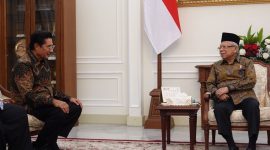 Foto: Fadel Muhammad Saat Bertemu Ma'ruf Amin di Istana Wakil Presiden