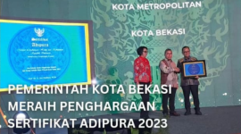 Pemkot Bekasi Terima Penghargaan Adipura