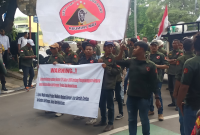 Foto: Aksi Penolakan Mutasi Rotasi Dilingkup Pemerintah Kota Bekasi