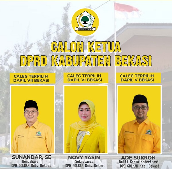 Senioritas Golkar Berpeluang Duduk di Kursi DPRD Kabupaten Bekasi