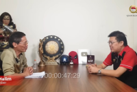 Podcast Quotient TV, Alvin Lim, SH, MH (Kanan) Bersama Akin Halim (Kiri)