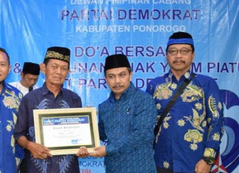 Ketua DPC Partai Demokrat Kabupaten Ponorogo, H. Miseri Efendy