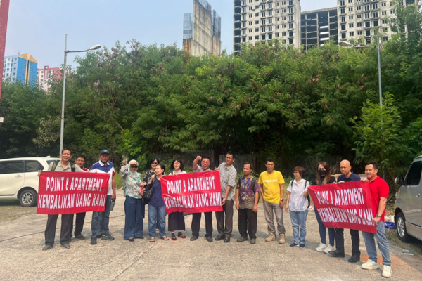 Foto: Para Korban Apartemen Mangkrak