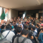 Aksi Mahasiswa di Gedung DPRD Kota Bekasi