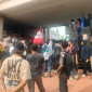 Aksi Demo Mahasiswa di DPRD Kota Bekasi