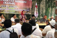 Foto: Sri Deklarasi Deklarasi Koalisi Rakyat Bersatu Jawa Timur