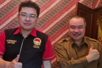 Foto: Advokat Alvin Lim Bersama Freddy Wijaya