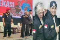 Foto: Mbah Gimbal Bersama Ketua Team Garuda 08 Bekasi Raya, Tonny S Boy