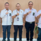 Foto: Ketua PWI Bekasi Raya, Ade Muksin, SH (Tengah) Beserta Jajaran Pengurus