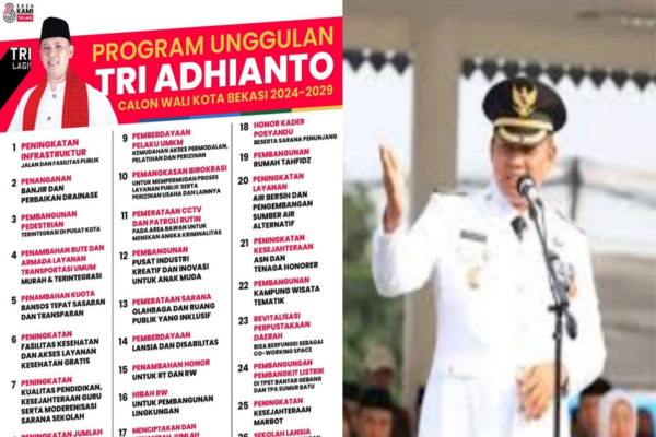 Program Unggulan Calon Walikota Bekasi: Tri Adhianto