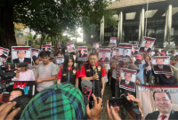 Foto: Alvin Lim Saat di Depan Gedung KPK