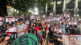 Foto: Alvin Lim Saat di Depan Gedung KPK