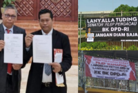 Foto: Anggota DPD-RI, Filep Wamafma Resmi Laporkan La Nyalla