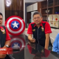 Foto: Advokat Hamdani (Kiri), Alvin Lim (Tengah) Bersama F (Kanan)