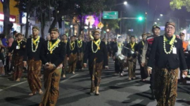 Foto Hakim PN Jakarta Selatan KRT Djuyamto saat acara Suronan di Surakarta