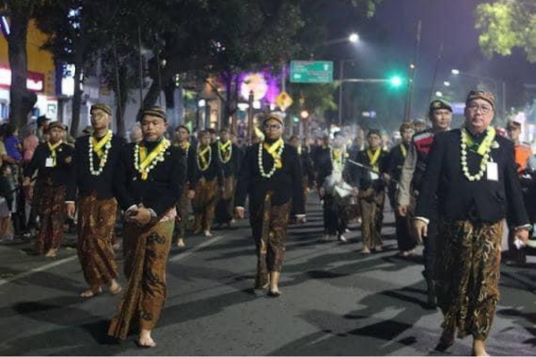 Foto Hakim PN Jakarta Selatan KRT Djuyamto saat acara Suronan di Surakarta