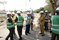 Foto: Kejari Blitar Jawa Timur Saat Turun ke Lapangan Awasi Proyek Pemerintah Daerah  