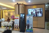 Foto: Layar Televisi Plasma Kejati DKI Jakarta