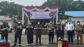 Pemusnahan Barang Bukti Kejahatan Kejari Langkat, Sumatera Utara 