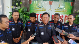 Foto: Ketua LSM LIAR, Nofal Saat Menanyakan Perkembangan di Kejari Kabupaten Bekasi Jawa Barat