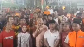 Foto: Nyumarno & Calon Bupati Bekasi, Ade Kusawara Kunang 