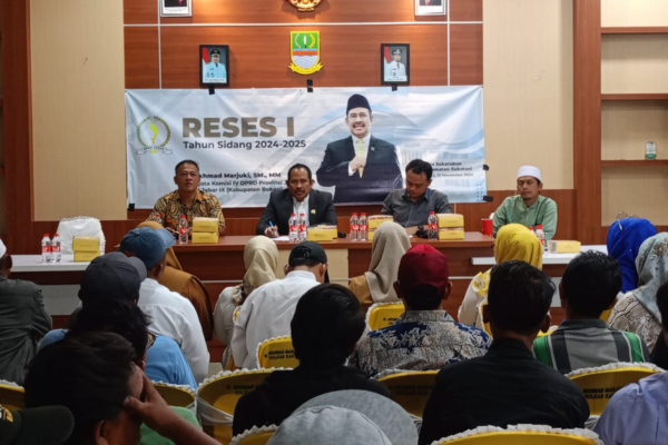 H. Ahmad Marjuki Gelar Reses