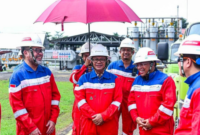 Foto: Pj Walikota Bekasi, Raden Gani Muhamad Bersama Dirut PT. Migas Kota Bekasi, Apung Widadi