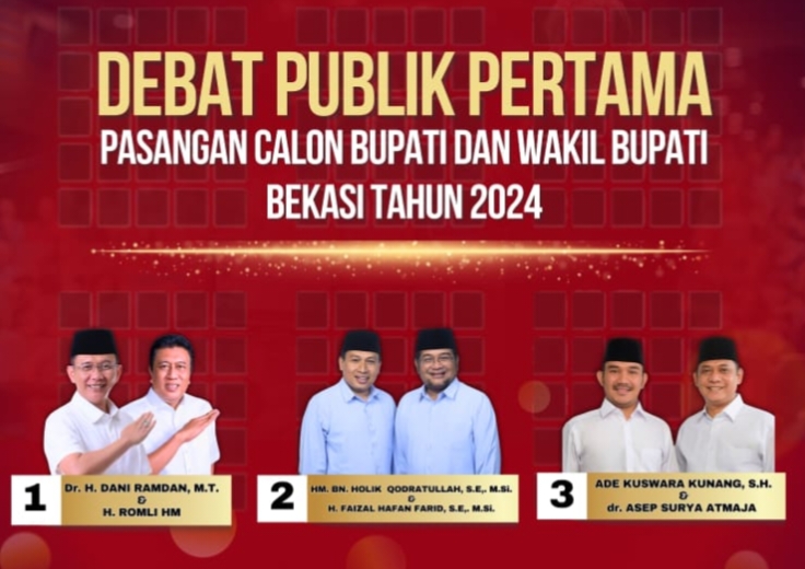 Debat Publik Paslon Bupati dan Wakil Bupati Bekasi