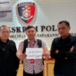 Foto: Kordinator JNF, Anto Yulianto Saat di Bareskrim Mabes Polri