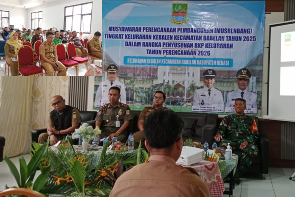 Acara Musrenbang Kelurahan Kebalen, Kecamatan Babelan, Kabupaten Bekasi