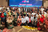 Rombongan PWI Bekasi Raya, Diskominfosantik Kabupaten Bekasi dan Diskominfostandi Kota Bekasi Hadiri HPN 2025, Pekan Baru, Riau