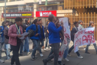 Aksi Demo Mahasiswa PMII Kabupaten Bekasi