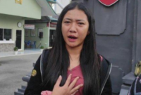 Foto: Eva Meliani Pasaribu (Anak Almarhum Wartawan Tribrata TV, Rico Sempurna Pasaribu)