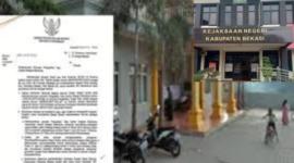 Foto: Kantor Kejari Kabupaten Bekasi dan Kantor Desa Serang, Cikarang Selatan