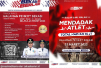 Branding Walikota Bekasi di Acara “Lomba Balap Lari Malam