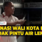 Walikota Bekasi Tri Adhianto Saat Inspeksi Mendadak ke Pintu Air Kali Lengkak Bekasi Timur, Kota Bekasi