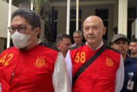 Terdakwa Arif Nugroho alias Bastian dan Muhammad Bayu Hartanto 