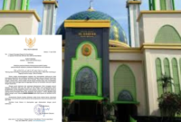 Foto: Masjid Agung Al-Barkah Kota Bekasi & Surat Edaran Walikota Bekasi