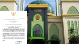 Foto: Masjid Agung Al-Barkah Kota Bekasi & Surat Edaran Walikota Bekasi