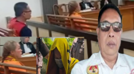Foto: Agus Budiono dan Suasana Persidangan di Pengadilan Negeri (PN) Kota Jambi