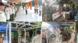 Satpol PP Kota Bekasi Tertibkan Lapak Para PKL, Rabu 7 Mei 2025
