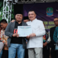 Ketua PWI Bekasi Raya, Ade Muksin Bersama Wakil Walikota Bekasi, Harris Bobihoe