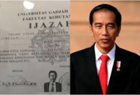 Foto: Mantan Presiden Joko Widodo (Jokowi) & Ijazah UGM