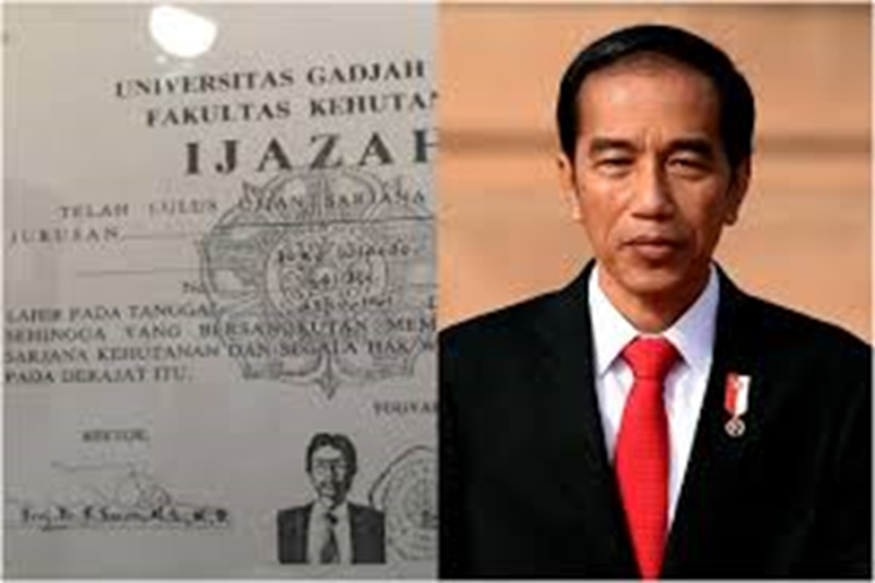 Foto: Mantan Presiden Joko Widodo (Jokowi) & Ijazah UGM