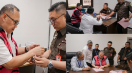 Foto: Para Tersangka Kasus Infor Gula 