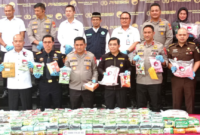 Foto: Kapolda Metro Jaya, Irjen. Pol. Karyoto Saat Pemusnahan Narkotika